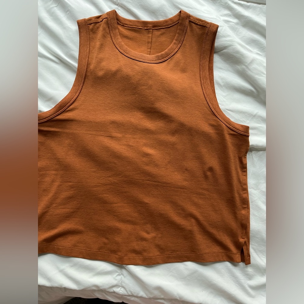 Cotton blend tank top